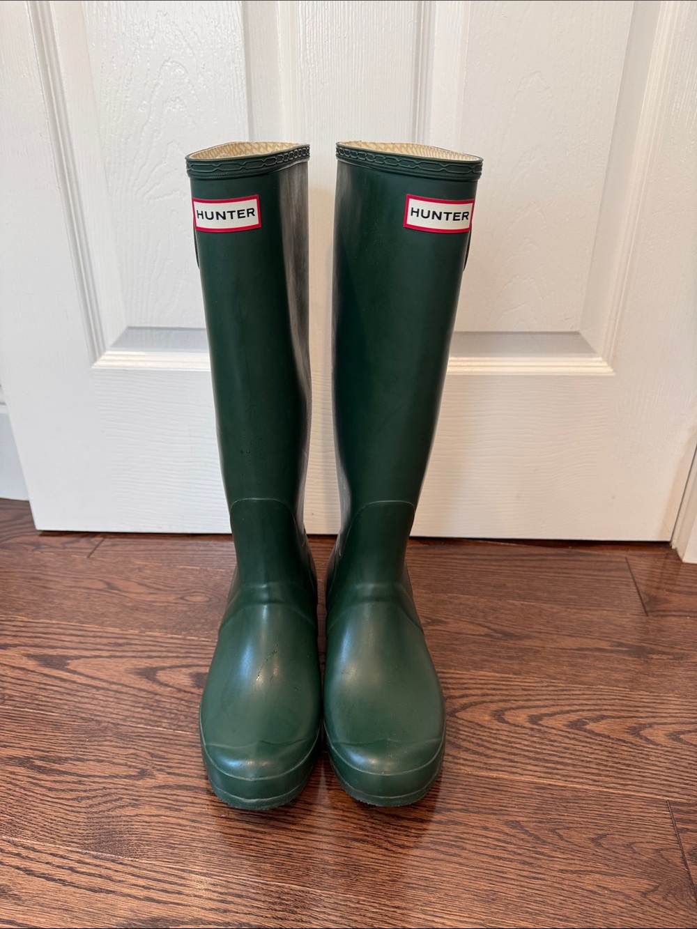 Hunter Women's Tall Rain Boots in Forest Green